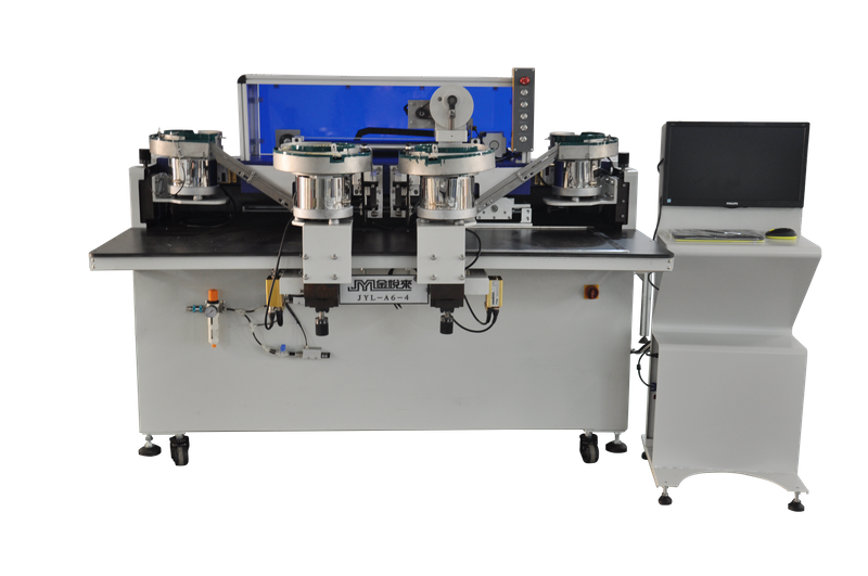 Tronco automático computarizado del botón de clavo Máquina de unión JYL-A6-4